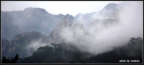 烟雨黄山21