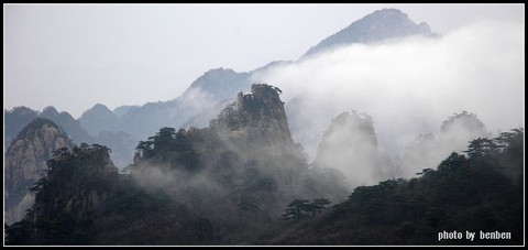 烟雨黄山19