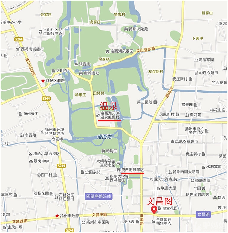 扬州瘦西湖天沐温泉交通、推荐行程篇1