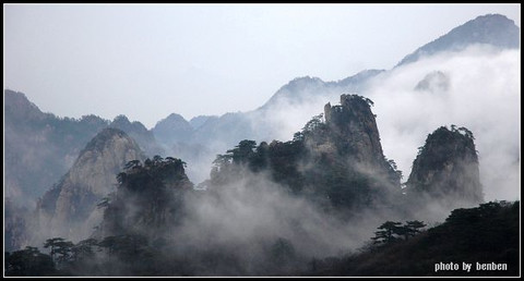 烟雨黄山20