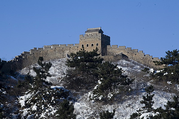 雪后金山岭长城1