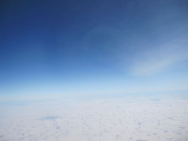 万米高空感受家乡雪原2