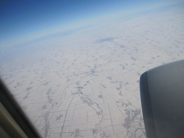 万米高空感受家乡雪原7
