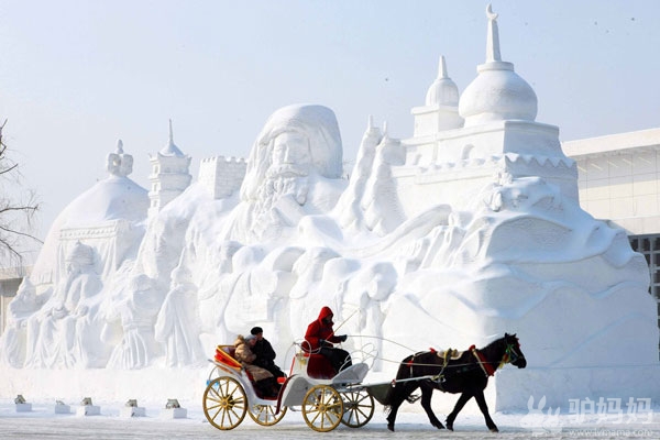 太阳岛雪雕博览会　哈尔滨独一无二的美丽风景线6