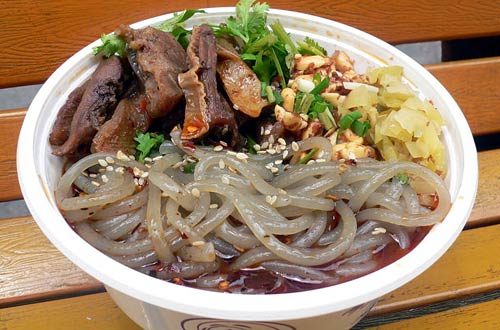 重庆小吃美味诱惑 10元吃到high3