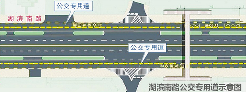 厦门将建多条公交专用道1