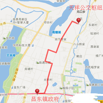 南昌858路公交车路线1