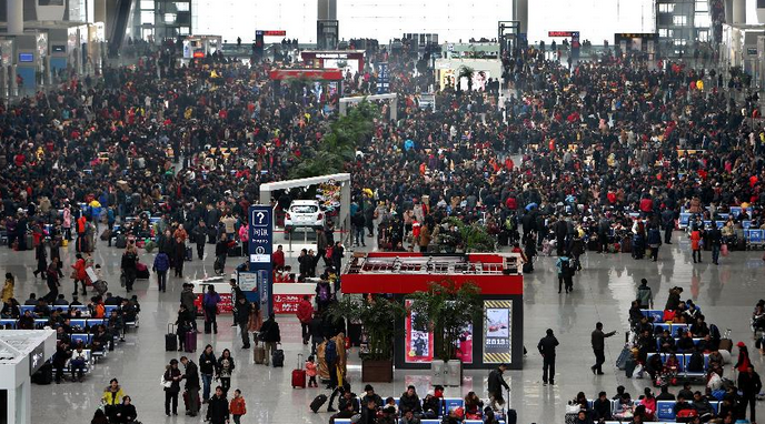 2015年春运增开临时旅客列车车次1