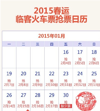 2015年上海临客列车时刻表1