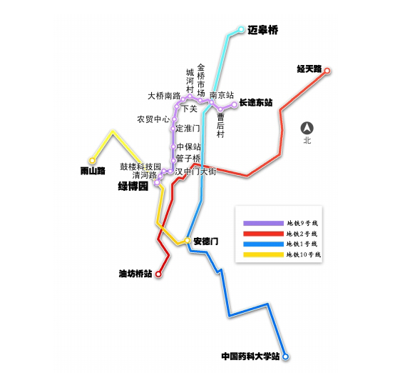 南京地铁9号线线路图1