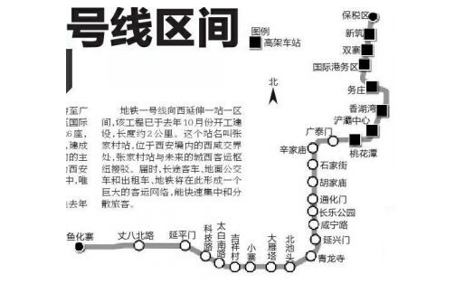 西安地铁三号线最新进展1