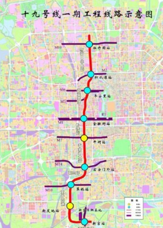 北京开建“地铁快线”19号线1