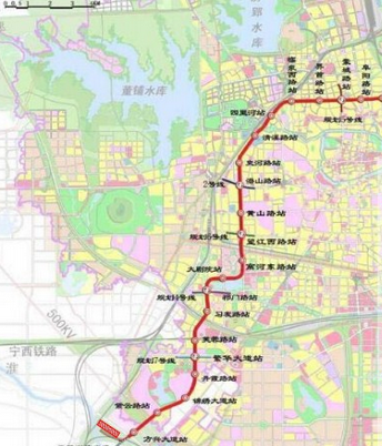 合肥地铁3号线线路微调1