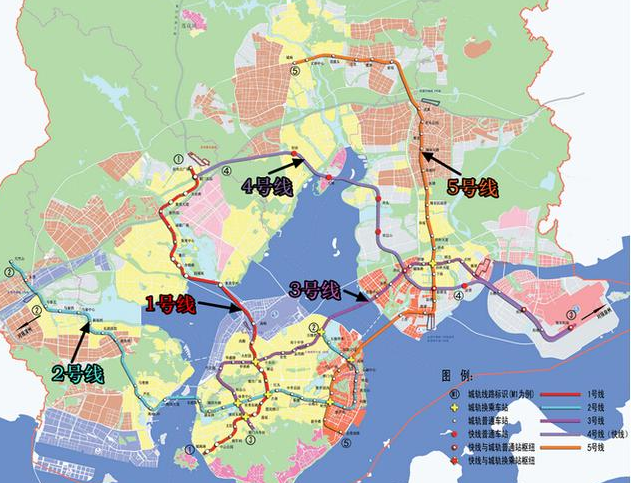 厦门地铁4号规划图1