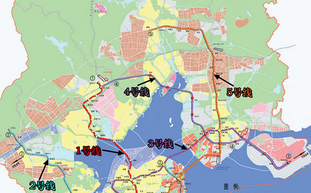 厦门地铁4号线线路1