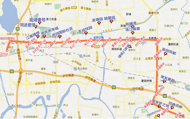 昆山地铁S1号线路图1