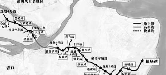 福州地铁6号线拟设20站1