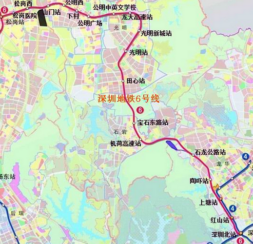 深圳地铁6号线主体工程正式开建1