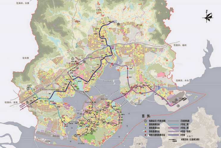 厦门地铁6号线一期线路图1