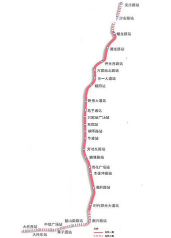 长沙地铁5号线什么时候通车1