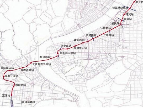 杭州地铁6号线站点1