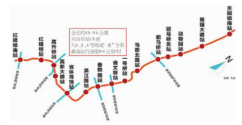 成都地铁3号线一期动车调试1