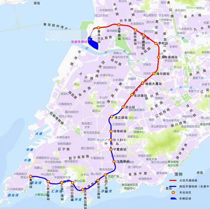 青岛3号线南段试跑时间1