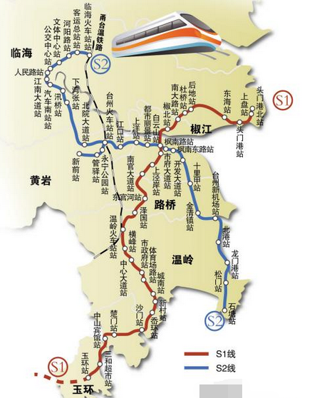 市域铁路一期将在年内开通1