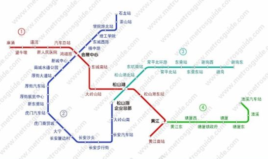 东莞地铁1号线路图1