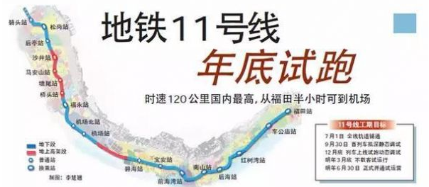 深圳地铁11号线线路图1