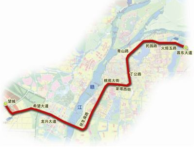 南昌地铁4号线线路图1