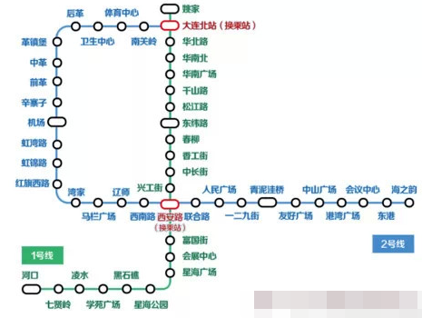 大连地铁2号线最新进展