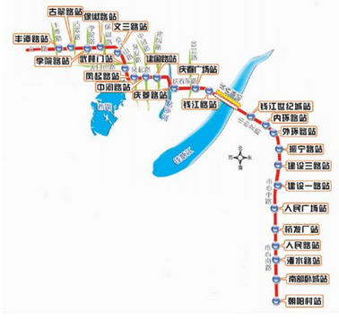 杭州地铁2号线二期站名1