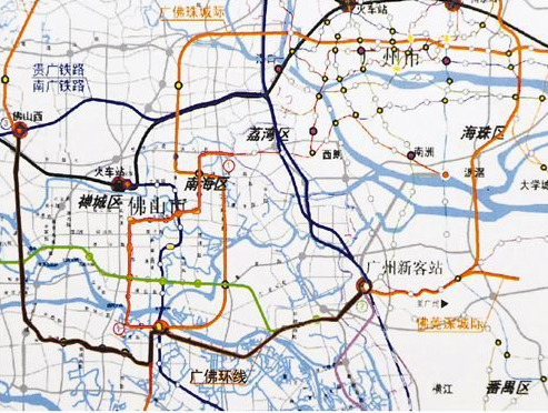 广佛环线最新线路图1