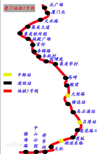 厦门地铁1号线什么时候开通1