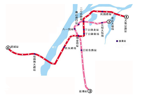 南昌地铁4号线最新线路图1