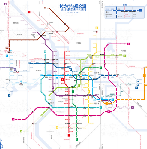 长沙地铁规划