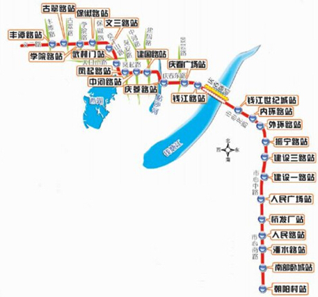 杭州地铁2号线西北段开通时间