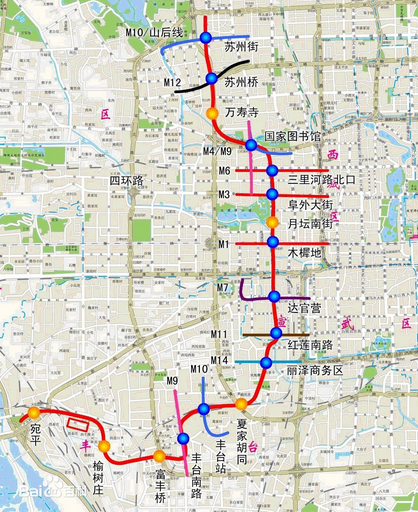 北京地铁16号线线路图最新