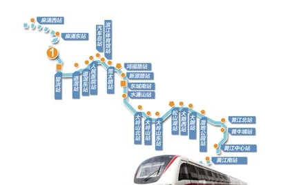 东莞地铁一号线线路图1