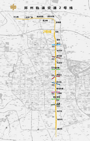 郑州地铁2号线北延长线站名