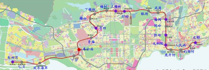 深圳地铁九号线线路图1