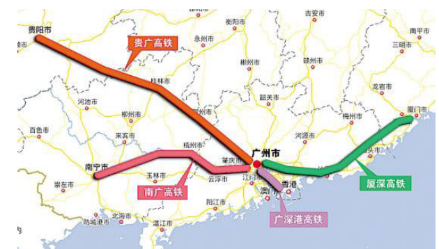 贵南高铁线路图1