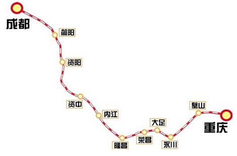 成渝铁路客运专线通车时间1