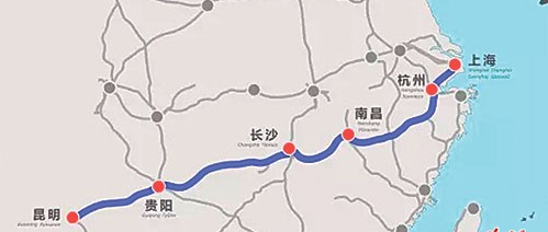 沪昆高铁贵州段通车运营1