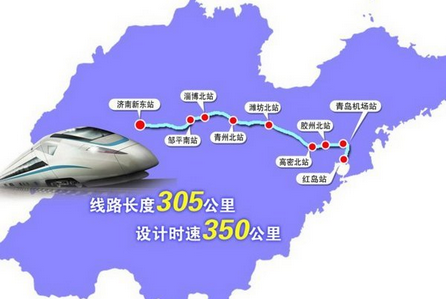 济青高铁青岛段路线1