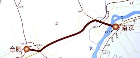 合宁高铁二线规划图1
