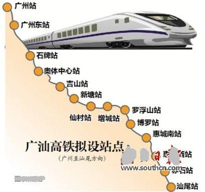 广汕高铁惠州站点1