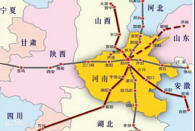 太焦高铁线路图1