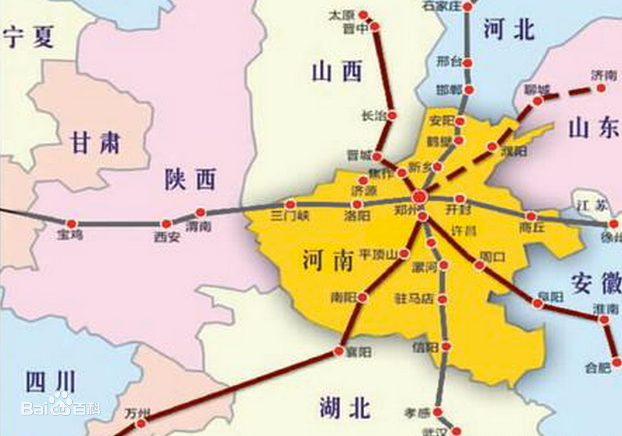 太焦高铁详细路线图1